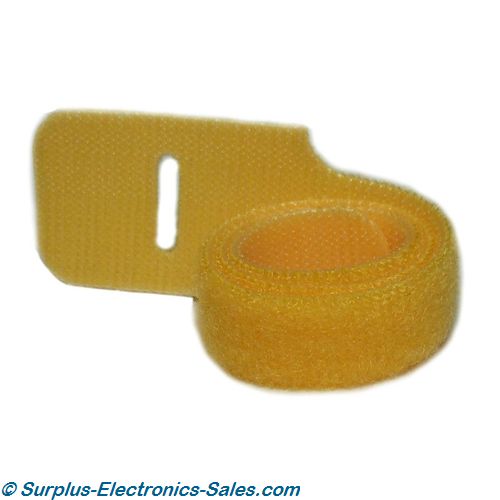 12''X1/2'' Yellow Velcro Strap - $0.85